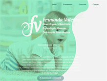 Tablet Screenshot of fernandavalente.com.br